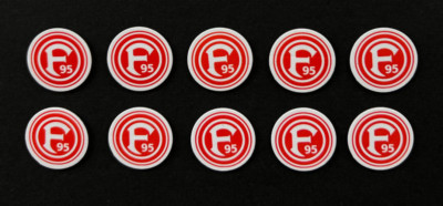 10x Fortuna Düsseldorf Magnet - 2cm Logo - Fussball - Sportbild #021