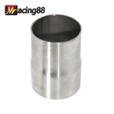 2 1/2" OD to 2 1/2" ID Tailpipe Extension SS Pipe Coupling Connector Adapter