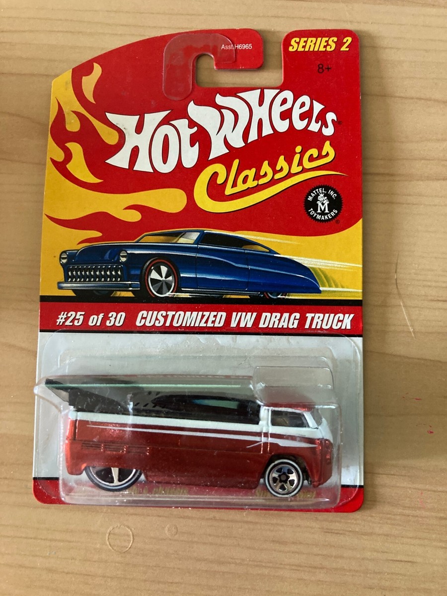 ミニカー HotWheels Classics VW DRAG TRUCK Amazon.com: Hot Wheels Classics Series 2 Customized Orange