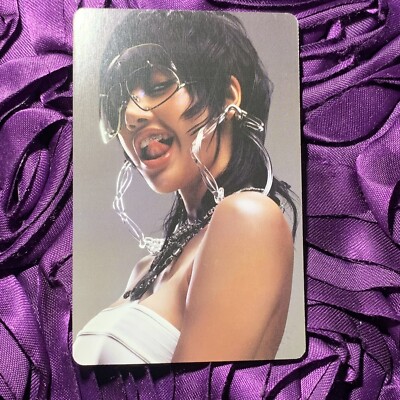 Lisa ROCKSTAR SET K pop Girl Photo Card Glam Gold Babe Cutie