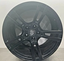 2012 PORSCHE PANAMERA 4S OEM RIM FACTORY REAR WHEEL 20" X 11 BLACK PAINT SCUFFS