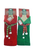 Holiday Velour Sweater Wine Bag (red) Red on sale Holiday Velour Sweater Wine Bag (red) Red on sale