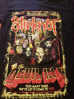 Slipknot The Devil In I T-Shirt Blk S 100% Cotton Dbl Sided | eBay