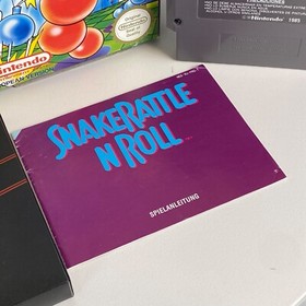 SNAKE RATTLE &lsquo;n ROLL  (Nintendo NES Spiel) mit Verpackung