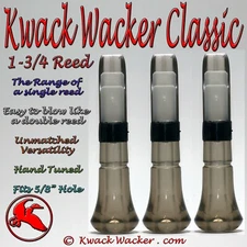 Duck call Inserts Kwack Wacker Classic 1-3/4 Reed 3 Pack