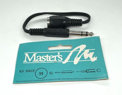 1x Vintage Verbindungsstück Adapter Audio NOS #2