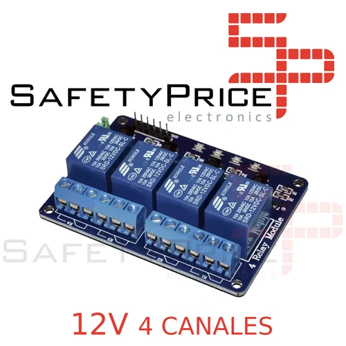 MODULO 4 RELAIS 12V ARDUINO OPTOGEKOPPELT ELECTRONICA RELAIS RELAIS SHIELD