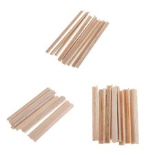 10Pcs L Shaped Balsa Wood Sticks DIY Craft Model wooden building Constructions