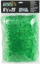 Growers Edge 6.5' X 25' Trellis Netting 6" holes, Support, Professional Quality!