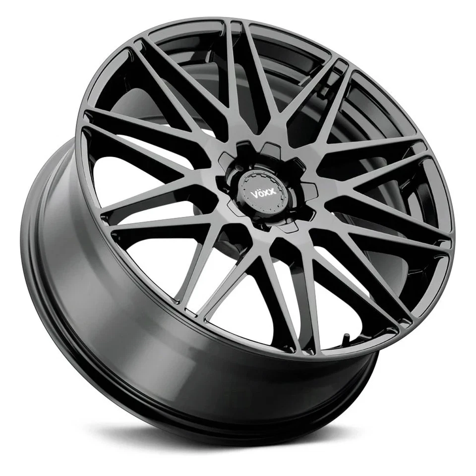 Voxx NICE Wheels 18x8 (20, 5x120.65, 74.1) Black Rims Set of 4 Foto 2 de 2