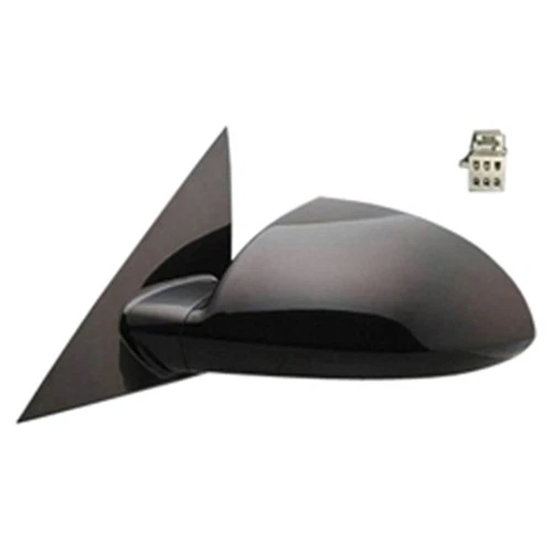 Unpainted Power Flat Driver Side Door Mirror 128-02012BL OE