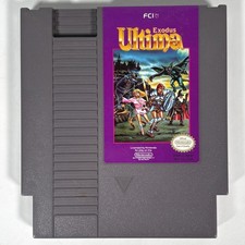 Ultima Exodus Nintendo NES Game Cartridge FCI NES-UL-USA Authentic Retro RPG