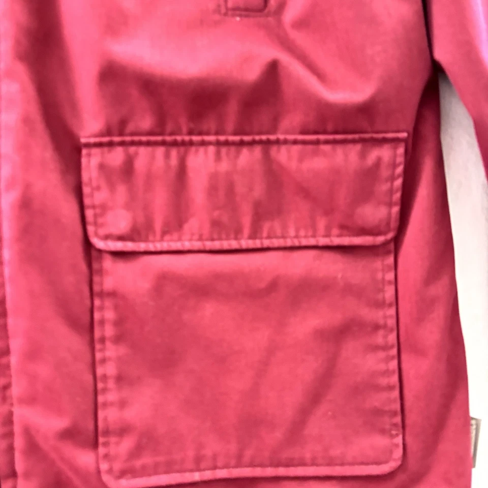 Chaqueta de invierno para mujer Pacific Trail roja/verde forrada a cuadros abrigo exterior talla L Foto 3 de 4