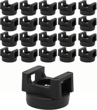 20Pcs Magnetic Zip Tie Mount, Cable Zip Tie Base Wire Clips for Cables Managemen