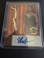 2025 Leaf Metal Women of Sport Orange Slay Autograph Kiki Iriafen 4/4