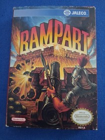 Jaleco Rampart(Nintendo NES, 1991)Complete CIB Tested/Works Very Good Condition