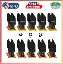 100PCS Oscillating Tool Blades, Titanium & HCS Oscillating Saw Blades for Metal