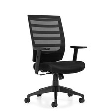 OTG11920B High Back Mesh Office Chair Adjustable Arms Breathable Ships 2-5 Days