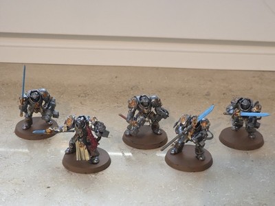 Warhammer 40k Grey Knights Terminator Squad Bemalt