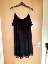 Boohoo Black Sleeveless Dress Size 10