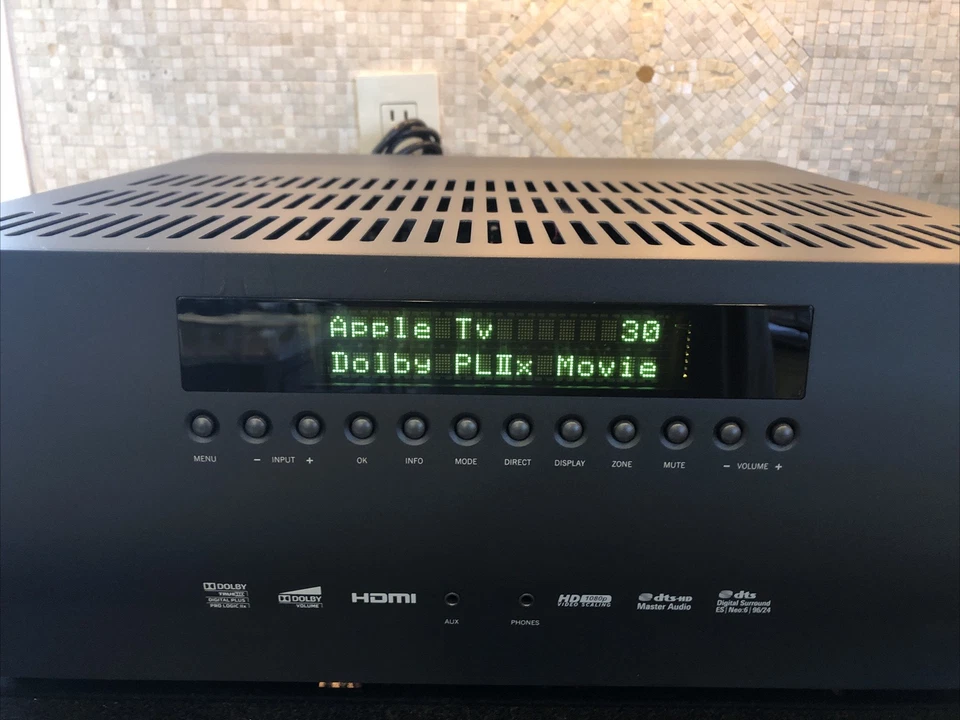 Arcam FMJ AVR 380 AV 7.1 4K Channel Ultra HD Home Receiver CR 450 Remote Bundle - Image 4 of 4