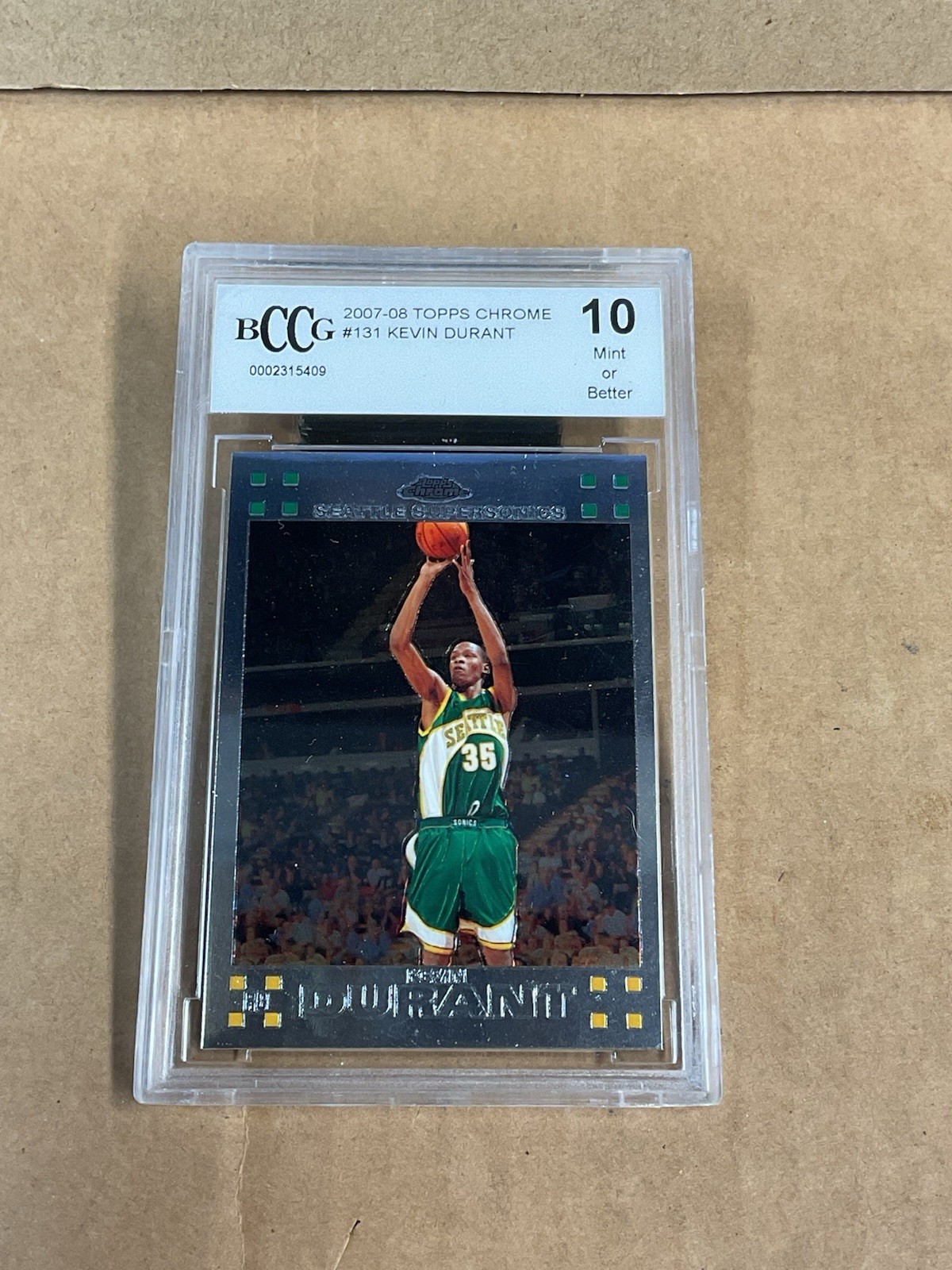 Kevin Durant 2007 Topps Chrome #131 Base Price Guide - Sports Card