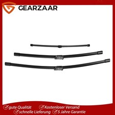 Scheibenwischer Set Passt für Audi Q3 2018-2020 Schwarz 3x Wischerblatt ABS