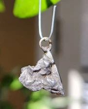 5.33 grams~CAMPO DEL CIELO Iron METEORITE~CHRISTMAS TREE ORNAMENT/Pendant