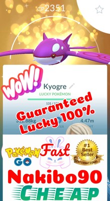 Pokmon Shiny Kyogre Guaranteed Lucky Tra De Go Fast 