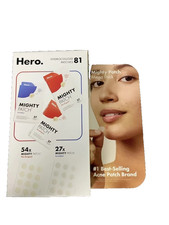 Hero Mighty Patch Mega Pack, Hydrocolloid Patches Variety 81 Count M23E Scuffed