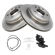 TRQ BKA36447 Disc Brake Kit For BMW 328i 2007-2013 Rear 34216774692