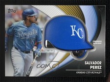 2022 Topps Series 2 Batting Helmet Commemorative Relics Salvador Perez h7i