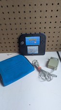 Nintendo 2DS Console Black/Blue with Pokemon Bank & Transport Official Downloads