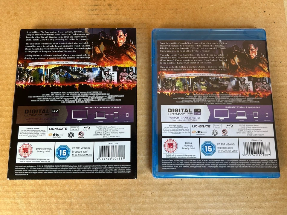 Ninja Shadow of a Tear - Rare Reg B Blu-ray Kane Kosugi NEW & SEALED + Slipcase - Image 2 of 4