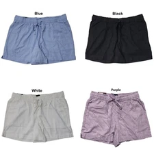 Gap Women's 4" Inseam Soft Linen Pull On Style Short