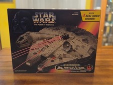 1995 Star Wars Power of the Force Electronic Millennium Falcon NEW Sealed