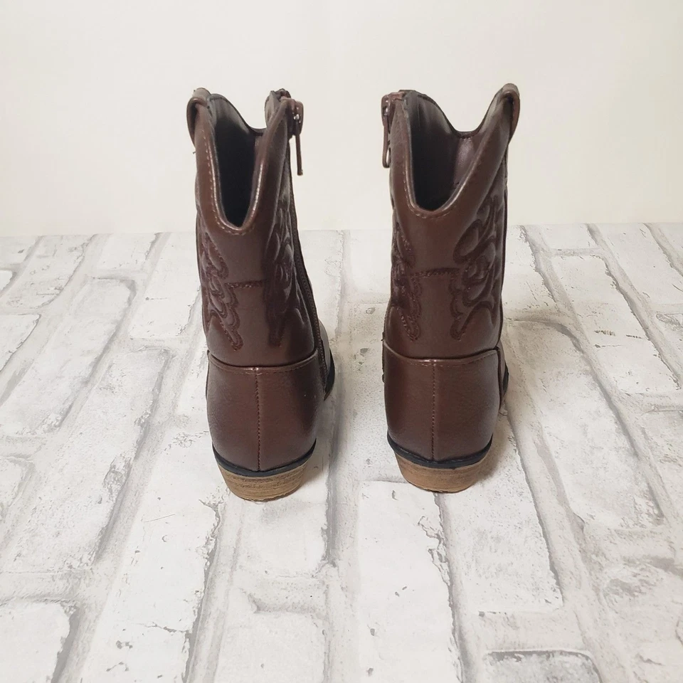 Botas de vaca marrons para crianças Cat & Jack - Imagem 3 de 4