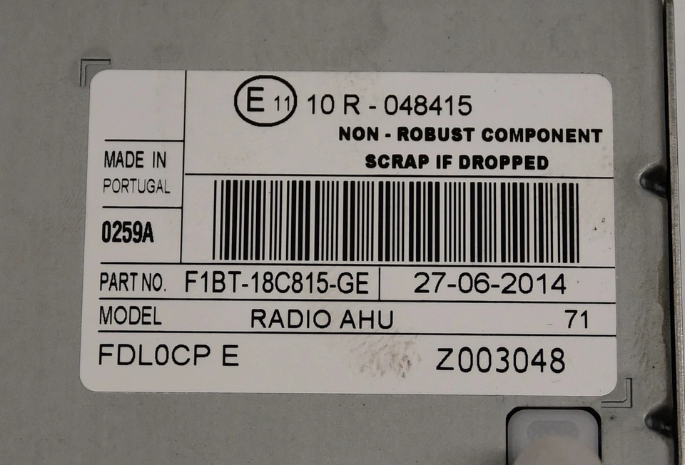 Autoradio CD-Radio  F1BT-18C815-GE Focus III Turnier Original Ford - Bild 4 von 4