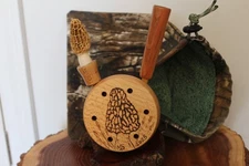 Custom Made Sycamore  Wood Turkey Pot  Call with Two Round Tip  Rod  Strikers