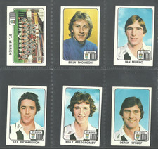 6 x ST.MIRREN - Panini Football '79 Stickers[Unused]