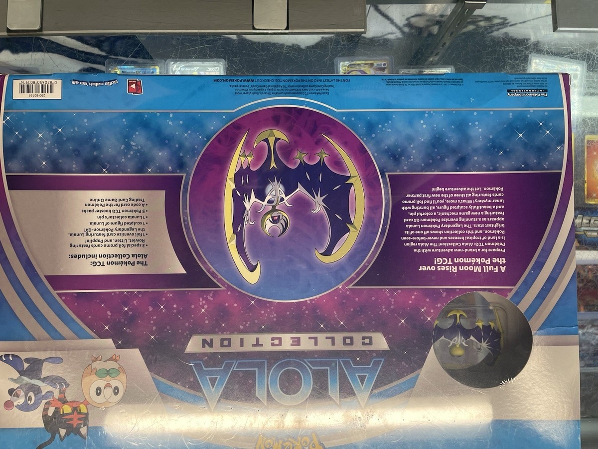 2016 Pokmon TCG Alola Collection Lunala Box Factory Sealed | eBay 2016 Pokmon TCG Alola Collection Lunala Box Factory Sealed | eBay