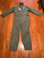 Vintage USAF Coveralls Flyers Men 44 Regular Summer Fire Resistant Army Green