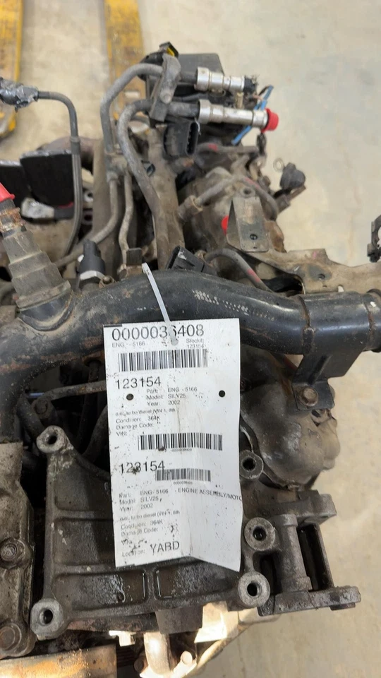 2001-04 Chevy Silver 2500 Eng Assm 6.6L Turbo Diesel (vin 1 8th Digit) Opt NF2 - Image 3 of 4