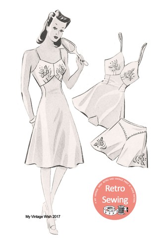 The Haslam System of Dress-cutting Lingerie No. 4 1940's - Picture 4 of 9
