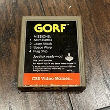 GORF #0121 (Atari 2600, CBS) Game Cartridge