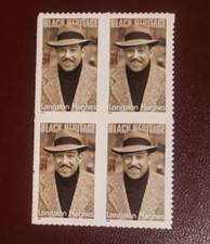 US MNH Postage Stamps-Scott #3557 Langston Hughes-Writer 34c (2001) Block of 4