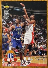 1994-95 Collector's Choice Silver Signature #166 Danny Manning Atlanta Hawks