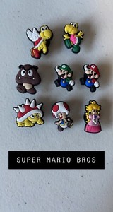 mario croc charms