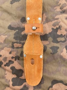 German WW2 Brown Mounted Bayonet Frog