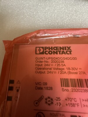 PHOENIX 2320238 QUINT-UPS/24DC/24DC/20 power supply